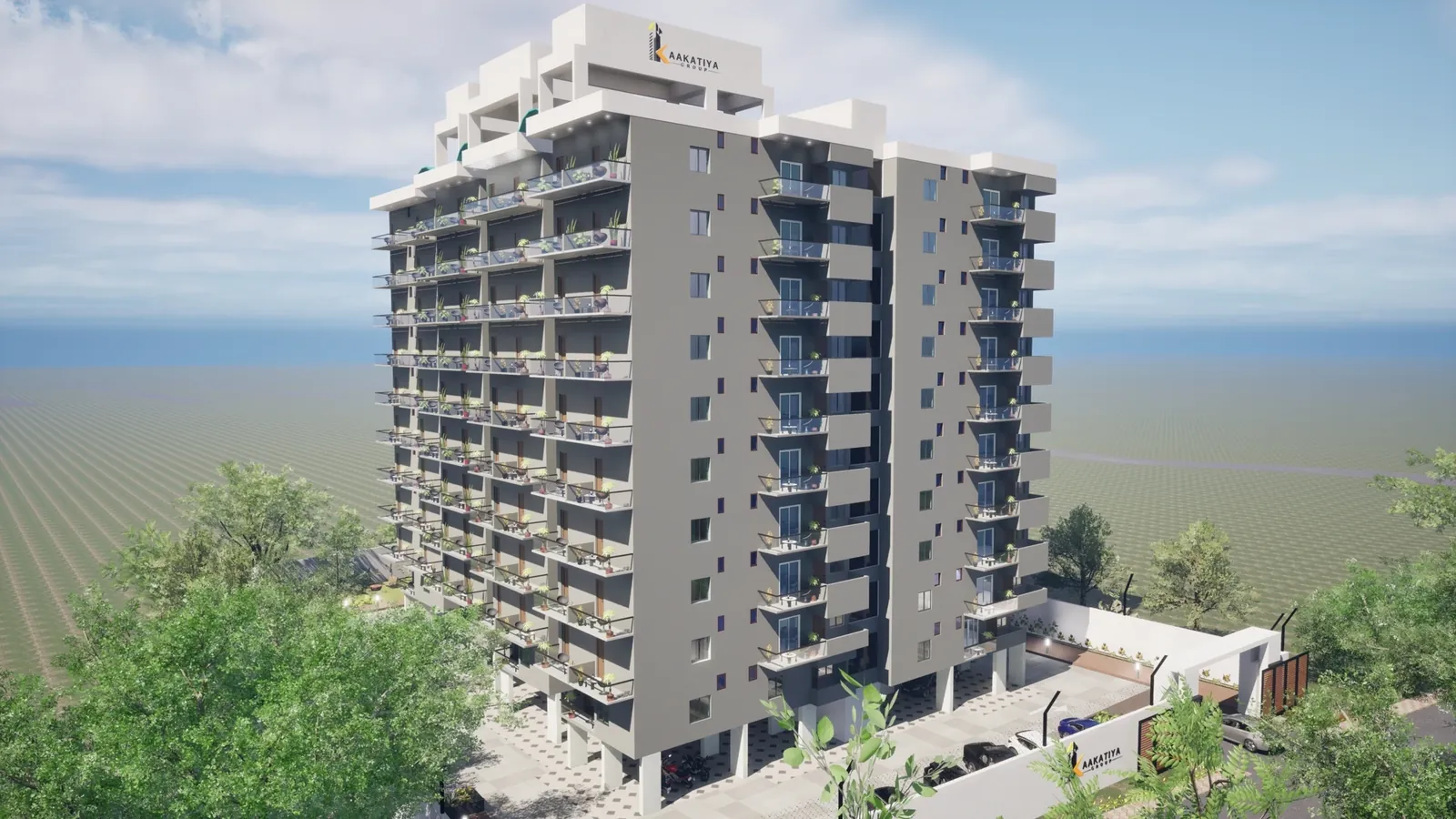 Kaakatiya Diamond Heights — Rear View