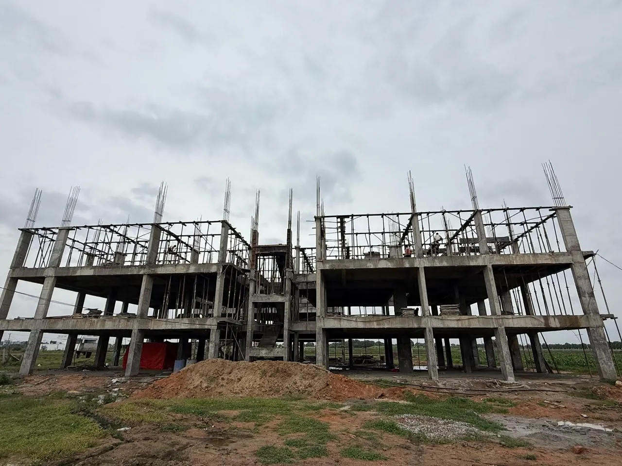 Kaakatiya's Vrindavanam construction progress — Structure framing, floor by floor